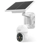 solar security camera with solar panel