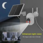 wireless solar security camera with enhanced night vision