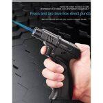 cheap gas blue flame lighter with sensitive clip