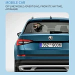 hologram fan backpack easy to carry and install