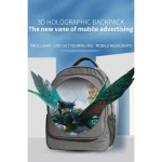 hologram fan backpack for advertising