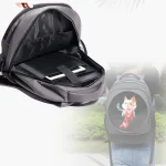 a practical hologram fan backpack