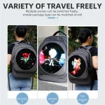 3D hologram fan sack supporting popular video formats, animation, and 3D text image display