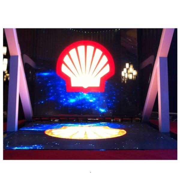 3d holographic foil for stages