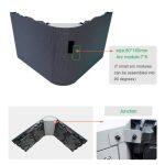 glass-free 3d LED screen with 7 arc modules