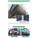 naked eye 3D curved LED screen