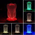 3D Optical Illusion LED Hologram Tooth Lamp - Image 8