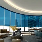 smart film curtain absorb UV rays