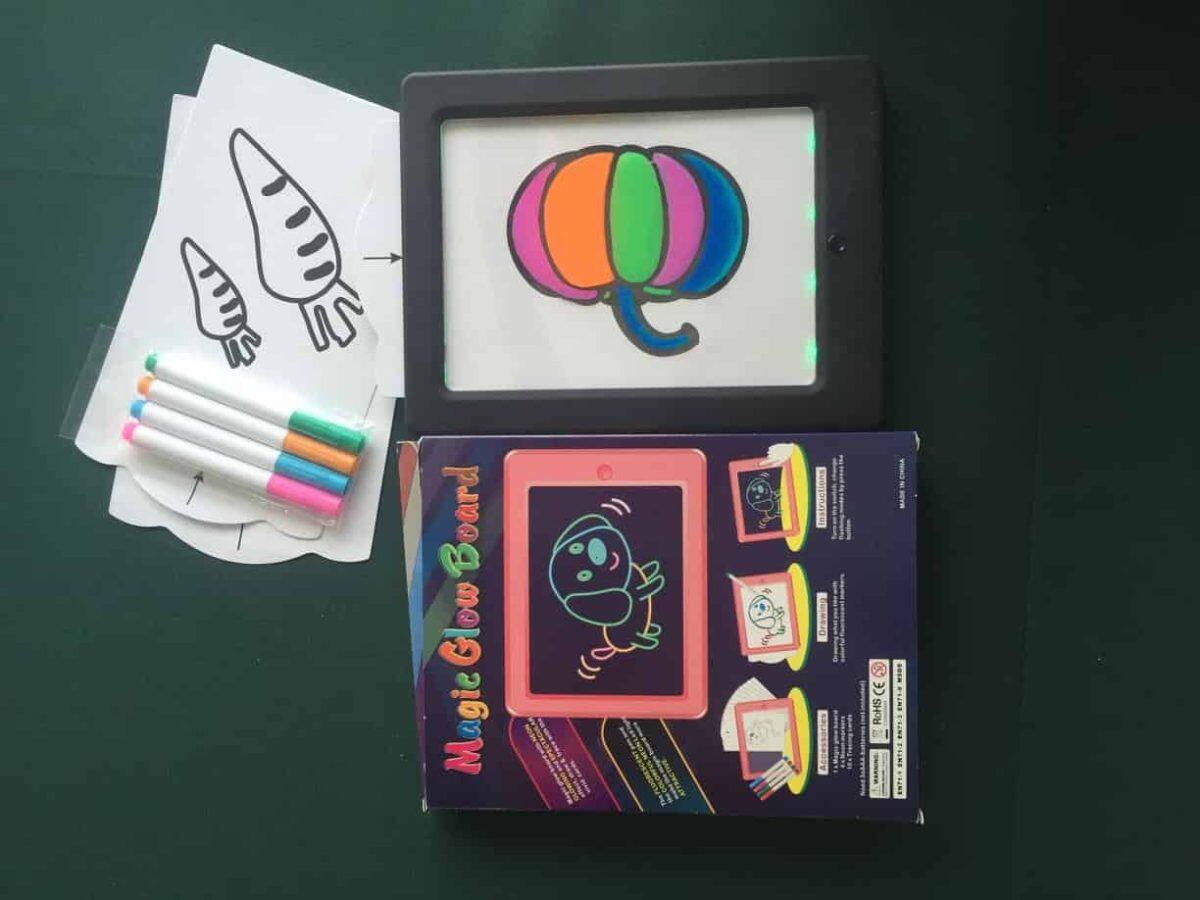 Magic Glow Draw Board with Neon Markers - Image 16
