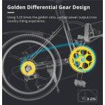 foldable electric bike with strong gear desing