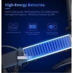 foldable electric bike with high energy batteries