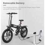 foldable electric bike that the battery can be easily removed
