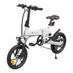 foldable electric bike in white color