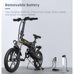 foldable electric bike replaceable battery
