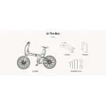 cheap foldable electric bike with a lot of components
