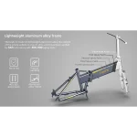 cheap foldable electric bike without throttle easy to carry