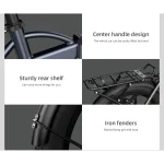 cheap foldable electric bike without throttle with usb port