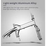 electric bike with lightweighted aluminium frame