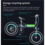 electric bike with high energy recycling system