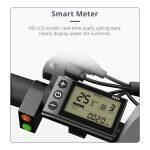 electric bike with digital speed meter