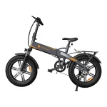 cheap foldable electric bike without throttle in grey color