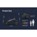 cheap foldable electric bike without throttle with modern design