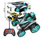 remote control stunt car light blue