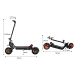 off-road electric scooter with a compact design