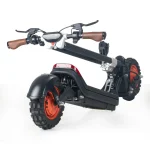 electric scooter with an ergonomic design