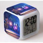 Battle Royale LED color changing digital clock - Q1 animation