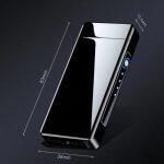 USB Arc Flame Plasma Lighter - exact dimensions