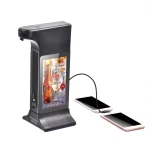 automatic gel dispenser with digital signage