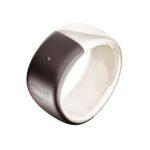 Smart RFID ring with multiple functions in brown color