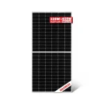 Half cell bifacial solar panel
