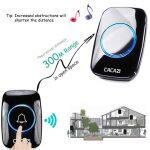 CACAZI Wireless Smart Doorbell - 300 Meters Receiving Distance - Image 2