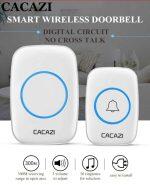 CACAZI Wireless Smart Doorbell - 300 Meters Receiving Distance - Image 9
