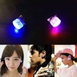 LED Flashing Stainless Steel Earrings - Image 2