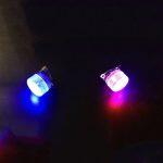 LED Flashing Stainless Steel Earrings - Image 3