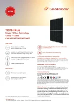 Canadian Solar Panel 420W TOPHiKu6 N-Type Black Frame - Image 2
