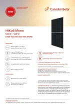 Canadian Solar Panel 545W HiKu6 Mono Black Frame - Image 2