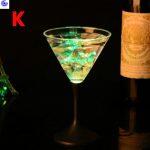 LED elegant cokteil glass