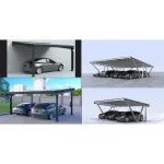 carport with solar panels