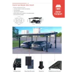 column type solar carport
