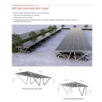 solar carport for commercial parking