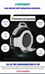 Daibot Self Balancing Unicycle Electric Scooter with Bluetooth LED Light - Image 6