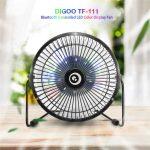 Digoo DG-TF111 Electrical Clock Fan with Colorful Display
