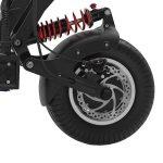 affordable dualtron electric scooter with seat and strong back suspension