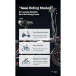 A5 e-bike with 3 riding modes of cycling