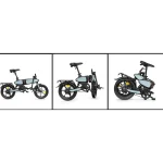 electric bike with an easy 3-steps folding