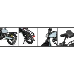 folding electric bike with high-quality components